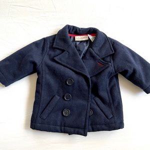 Baby pea coat jacket 12 months